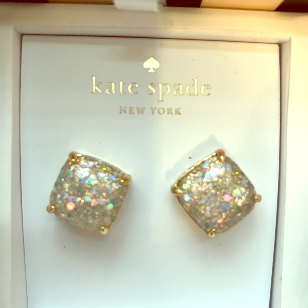 Kate Spade Opal Glitter Stud Earrings